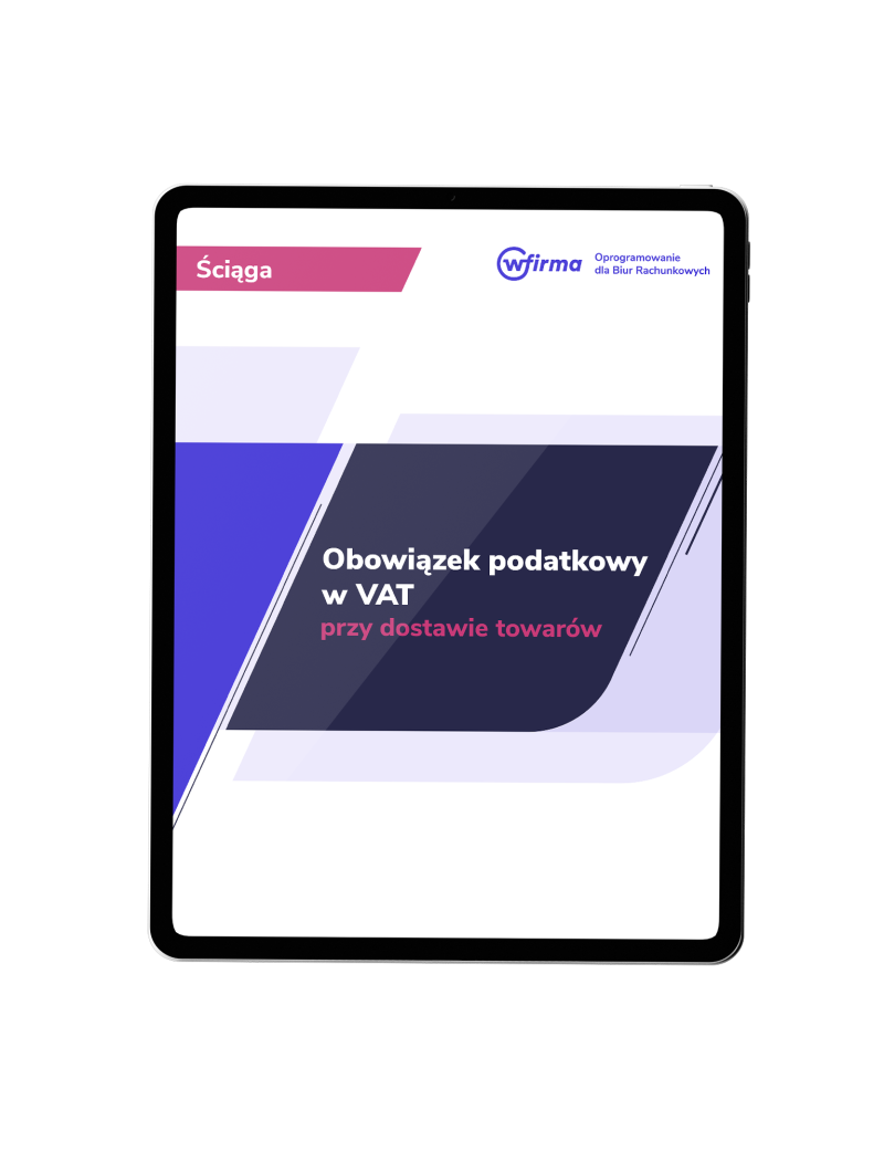 Obowiązek podatkowy w VAT