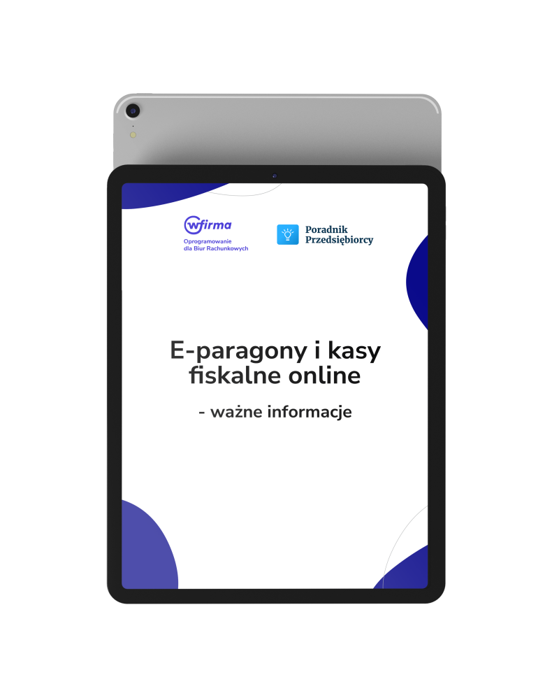 E-paragony i kasy fiskalne online