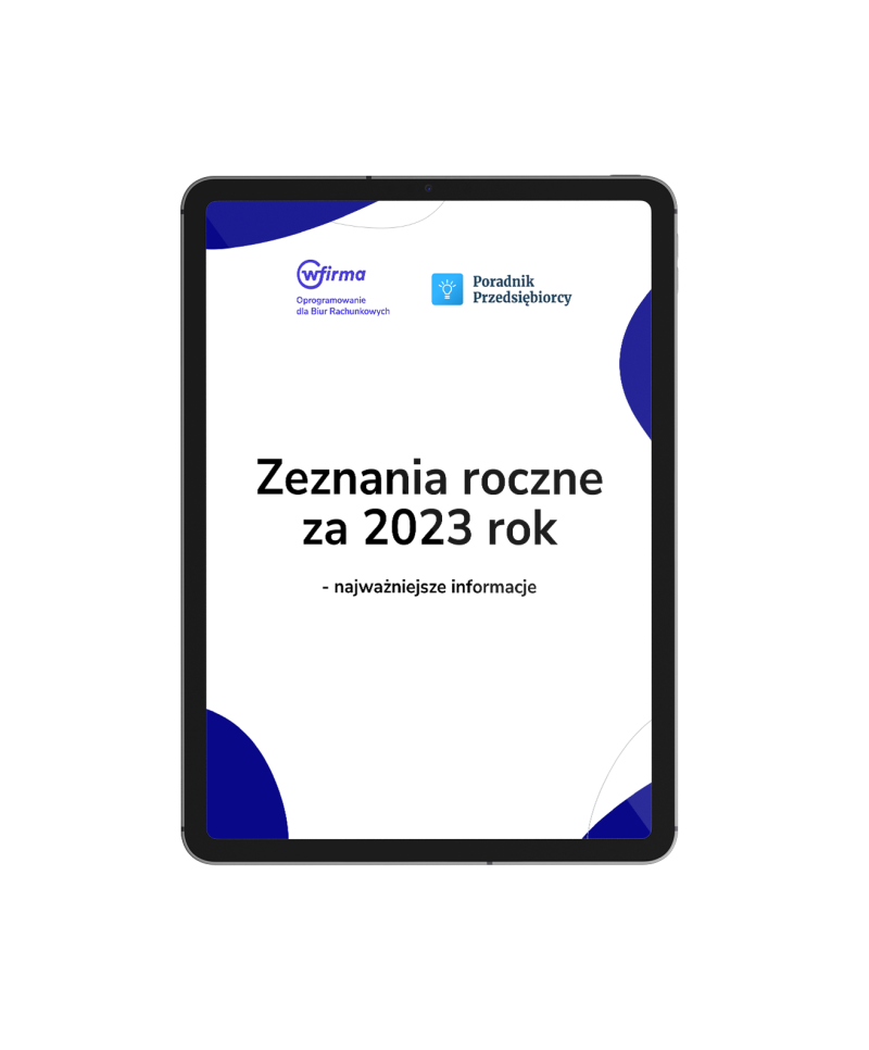 Zeznania roczne za 2023 rok