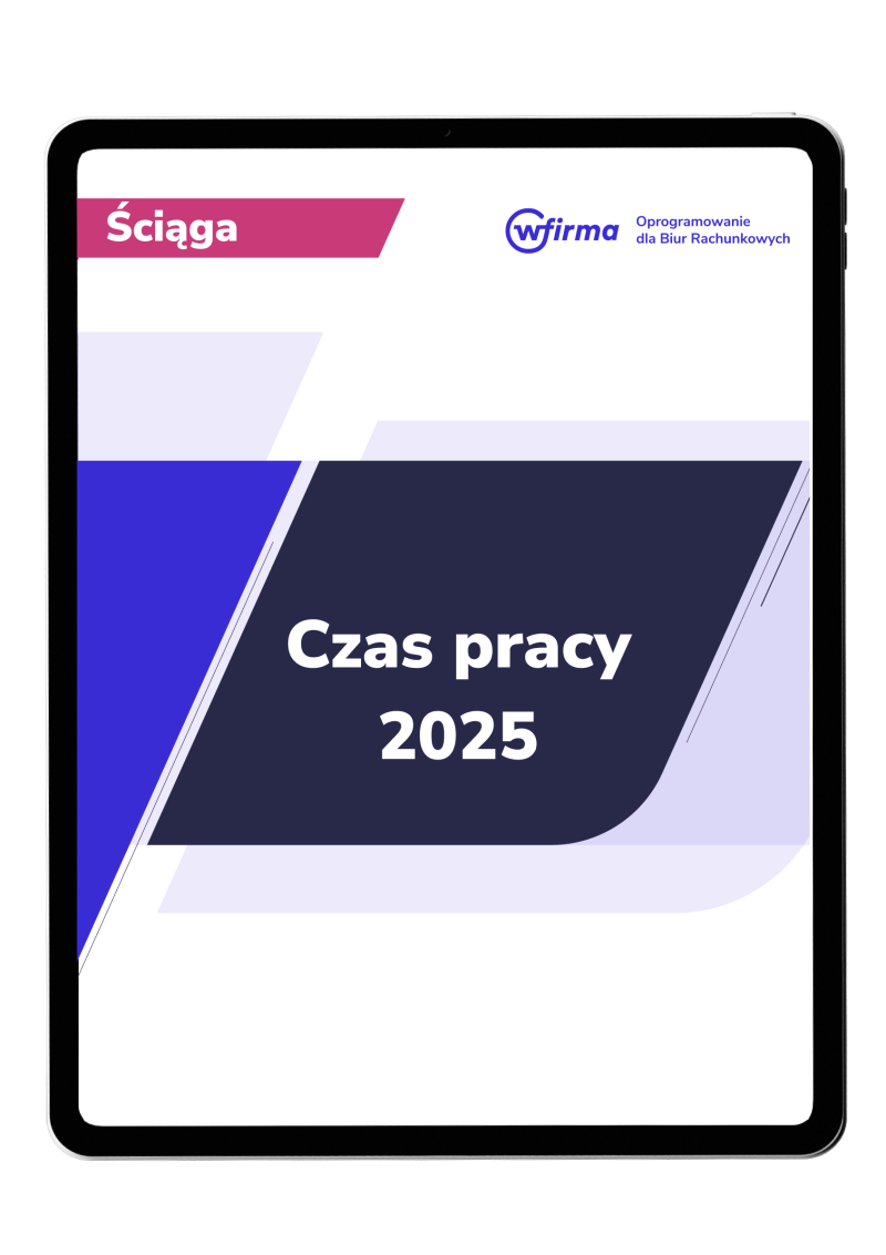 Czas pracy 2025