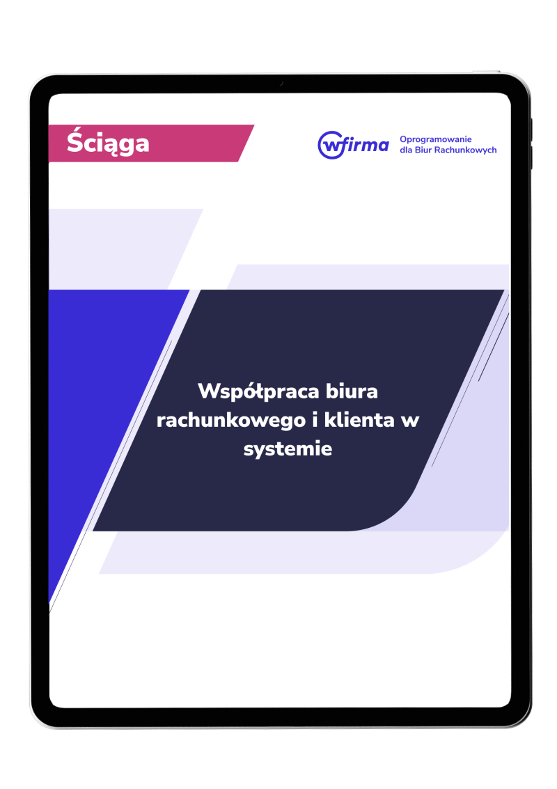 Współpracuj z biurem rachunkowym online w ramach jednego systemu