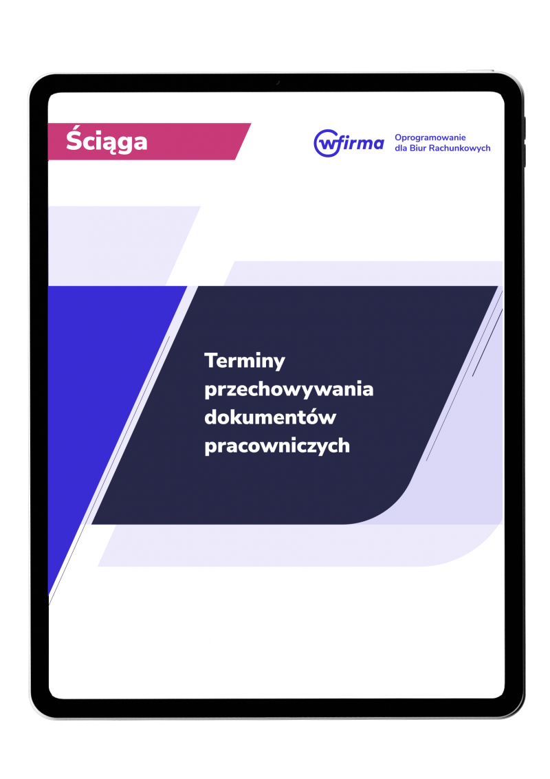Terminy przechowywania dokumentów pracowniczych