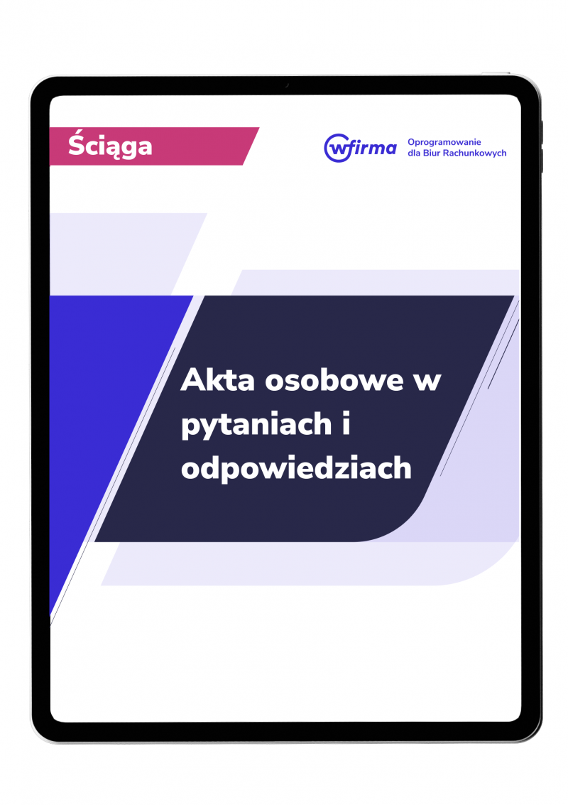 Akta osobowe w pytaniach i odpowiedziach